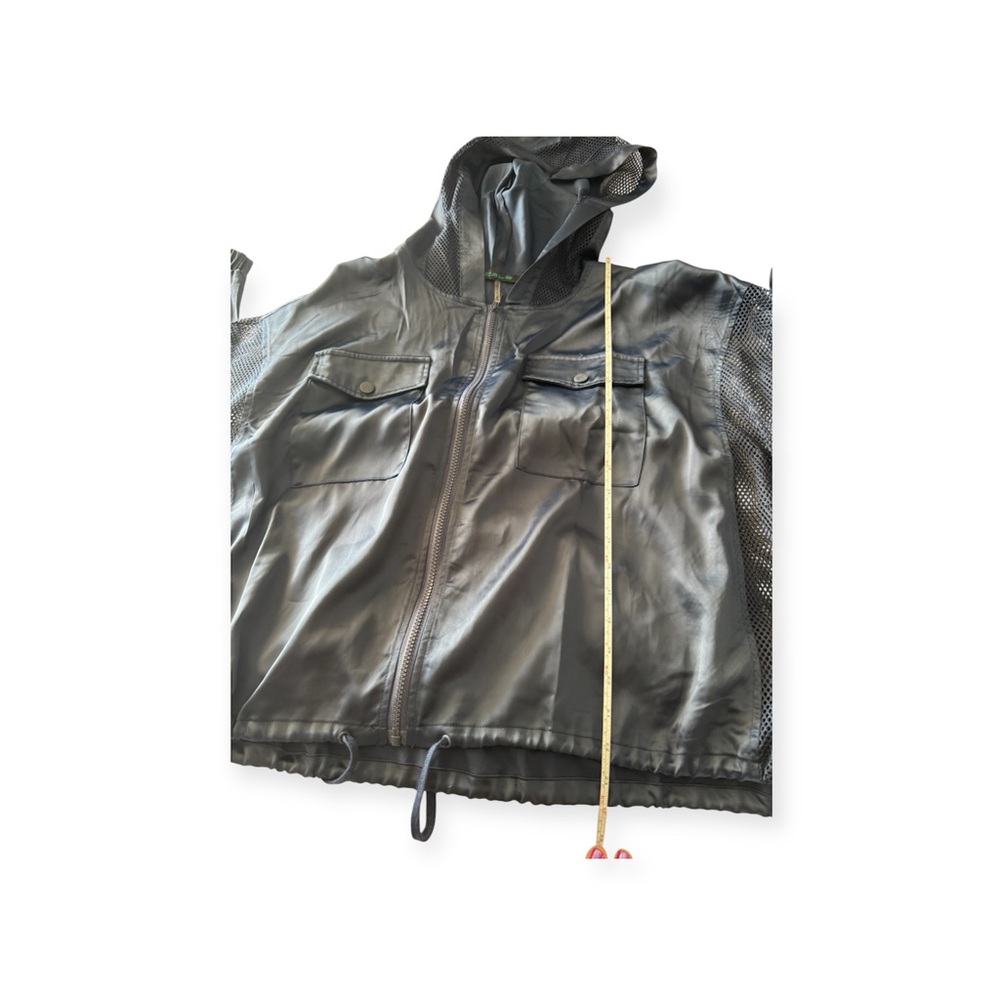 Women's Dark Blue Hooded Jacket - Picture 8 of 8